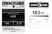 RCA RPW250 Energy Label
