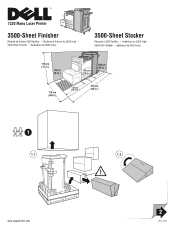 Dell 7330dn Mono Laser Printer 3500 Sheet Finisher and Stacker Install Instruction