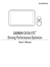 Garmin Catalyst Driving Performance Optimizer Owners Manual