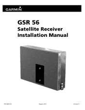 Garmin GSR 56 Installation Manual