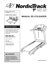 NordicTrack T 12.2 Treadmill Portuguese Manual