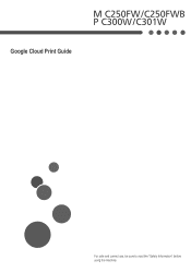 Ricoh M C250FW Google Cloud Print Guide