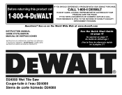 Dewalt D24000 Instruction Manual