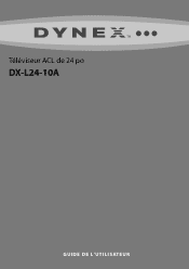 Dynex DX-L24-10A User Manual (French)