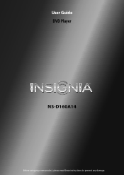 Insignia NS-D160A14 User Manual (English)