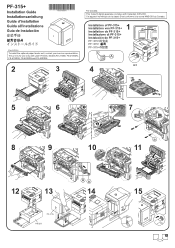Kyocera FS-4200DN PF-315plus Installation Instructions