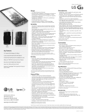 LG LS990 Shine Specification - English