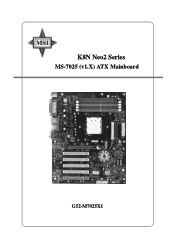 MSI K8N User Guide