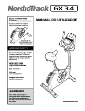 NordicTrack Gx 3.4 Bike Portuguese Manual