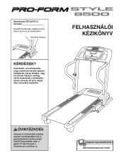 ProForm Style 8500 Treadmill Hungarian Manual