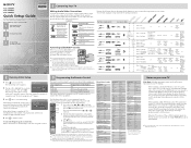 Sony KDL-V26XBR1 Quick Setup Guide