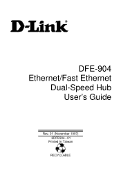 D-Link DFE-904 User Guide