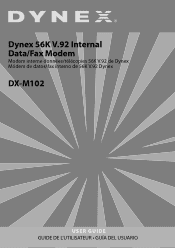 Dynex DX-M102 User Manual (English)