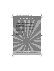 Dynex DX-M1113 User Manual (English)