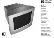HP D8901A hp 71 17'' monitor - d8901a (MPRII), d8902a (TCO95), multilingual user's guide