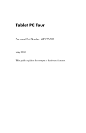 HP Tc4400 Tablet PC Tour