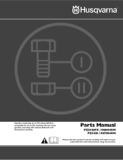 Husqvarna PZ5426FX Parts Manual