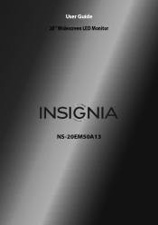 Insignia NS-20EM50A13 User Manual (English)