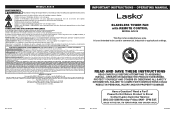 Lasko AC615 User Manual