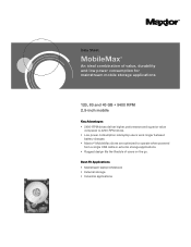 Seagate STM980215A MobileMax Data Sheet