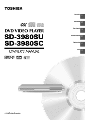 Toshiba SD-3980 User Manual