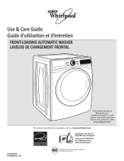 Whirlpool WFW95HEXW Use & Care Guide