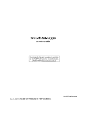 Acer TravelMate 2350 TravelMate 2350 Service Guide