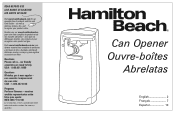 Hamilton Beach 76702 Use and Care Manual