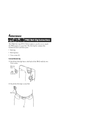 Intermec PB42 PB42 Belt Clip Instructions
