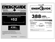 Maytag MRT311FFFZ Energy Guide