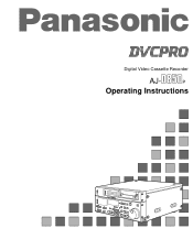 Panasonic AJD850 AJD850 User Guide