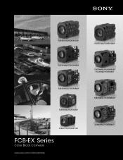 Sony FCBEX980P Brochure (FCB-EX Series Color Block Cameras)
