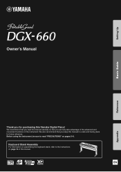 Yamaha DGX-660 DGX-660 Owners Manual