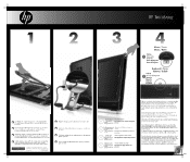 HP TouchSmart IQ540 Setup Poster (Page 1)