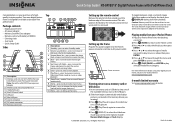 Insignia NS-DPF8IP Quick Setup Guide (English)