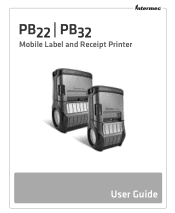 Intermec PB22 PB22 and PB32 Mobile Label and Receipt Printer User Guide