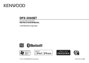 Kenwood DPX-5000BT Operation Manual