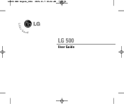 LG LG500 User Guide