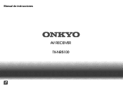 Onkyo TX-NR5100 7.2-Channel 8K AV Receiver Instruction Manual - Spanish