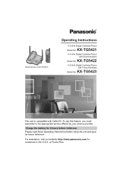 Panasonic KXTG5421W 5.8g Nxpd Tot 1 Hs