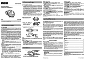 RCA RP312 RP312 Product Manual