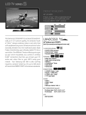 Samsung LN40C550J1FXZA Brochure