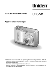 Uniden UDC5M French Owners Manual