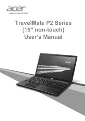 Acer TravelMate P255-MP User Manual