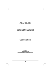 ASRock N68-GS User Manual