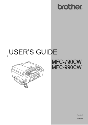 Brother International MFC-790CW Users Manual - English