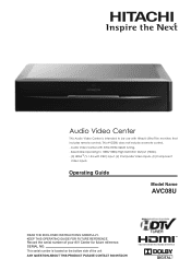 Hitachi AVC08U Owners Guide