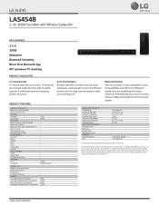 LG LAS454B Owners Manual - English
