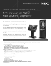 NEC NEC-KIOSK-PORT-B Specification Brochure
