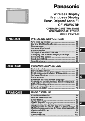 Panasonic CFVDW07BH CFVDW07BH User Guide